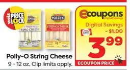 Weis Markets Polly-O String Cheese offer