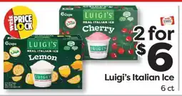 Weis Markets Luigi's Italian Ice offer