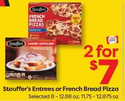 Weis Markets Stouffer's Entrees or French Bread Pizza offer