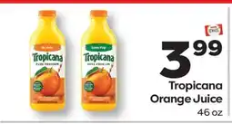 Weis Markets Tropicana Orange Juice offer