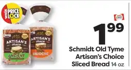 Weis Markets Schmidt Old Tyme Artisan's Choice Sliced Bread offer