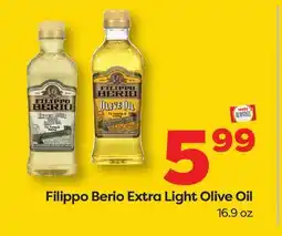 Weis Markets Filippo Berio Extra Light Olive Oil offer