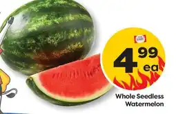Weis Markets Whole Seedless Watermelon offer