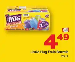 Weis Markets Little Hug Fruit Barrels offer