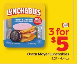 Weis Markets Oscar Mayer Lunchables offer