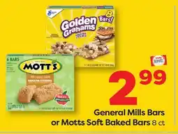 Weis Markets General Mills Bars or Motts Soft Baked Bars offer