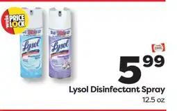 Weis Markets Lysol Disinfectant Spray offer