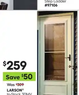 Lowe's In-Stock 30MV Storm Doors offer