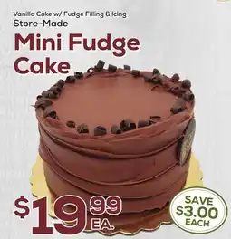 DeCicco & Sons Mini Fudge Cake offer