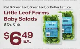 DeCicco & Sons Little Leaf Farms Baby Salads offer