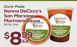 DeCicco & Sons Nonna DeCicco's San Marzano Marinara Sauce offer