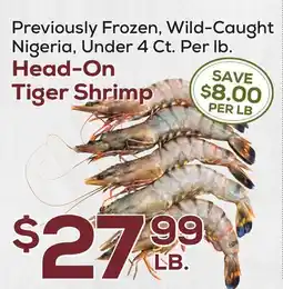 DeCicco & Sons Head-On Tiger Shrimp offer