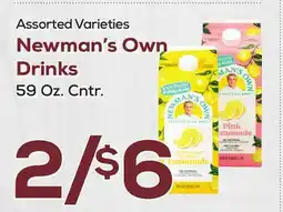 DeCicco & Sons Newman's Own Drinks offer