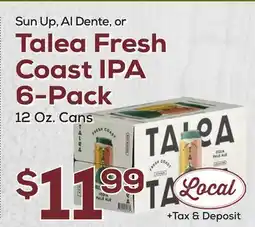 DeCicco & Sons Talea Fresh Coast IPA 6-Pack offer