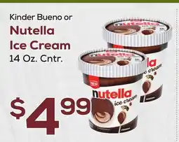 DeCicco & Sons Nutella Ice Cream offer
