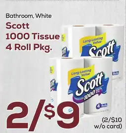 DeCicco & Sons Scott 1000 Tissue offer