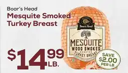 DeCicco & Sons Boar's Head Mesquite Smoked Turkey Breast offer