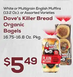 DeCicco & Sons Dave's Killer Bread Organic Bagels offer