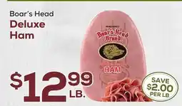 DeCicco & Sons Boar's Head Deluxe Ham offer