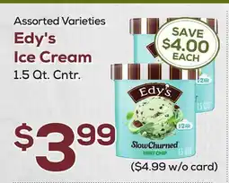 DeCicco & Sons Edy's Ice Cream offer