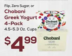 DeCicco & Sons Chobani Greek Yogurt 4-Pack offer
