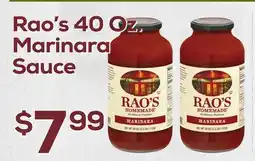 DeCicco & Sons Rao's 40 Oz Marinara Sauce offer
