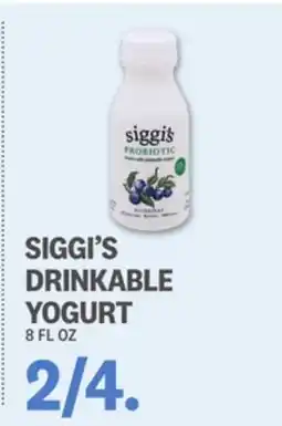 Kings Food Markets SIGGI'S DRINKABLE YOGURT offer