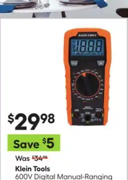 Lowe's 600V Digital Manual-Ranging Multimeter offer