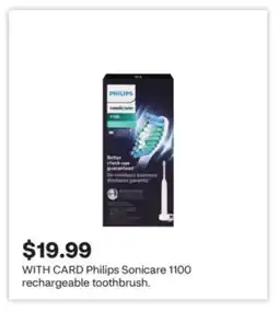 CVS Philips Sonicare 1100 rechargeable toothbrush offer
