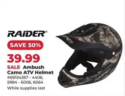 Runnings Ambush Camo ATV Helmet offer