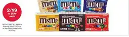 CVS ALL M&M's Sharing Size 7.4-10.1 oz or Mars chocolate minis 8-9.7 oz offer