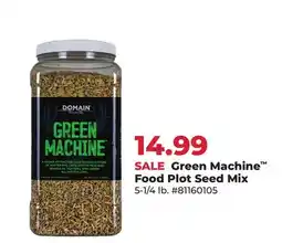 Runnings Green Machine Food Plot Seed Mix offer