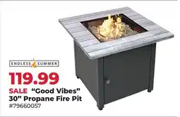 Runnings Good Vibes 30 Propane Fire Pit offer