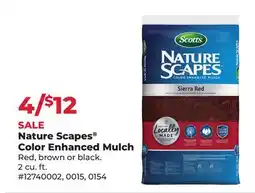 Runnings Scotts Nature Scapes Color Enhanced Mulch offer
