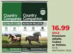 Runnings Country Companion Premium Alfalfa Cubes or Pellets offer