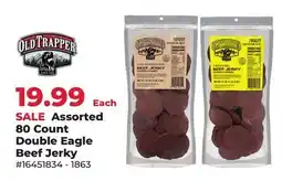 Runnings Assorted 80 Count Double Eagle Beef Jerky offer
