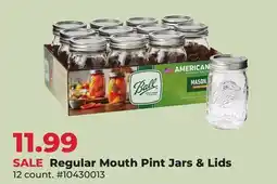 Runnings Ball Regular Mouth Pint Jars & Lids offer