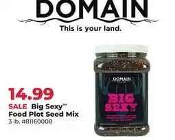 Runnings Big Sexy Food Plot Seed Mix offer