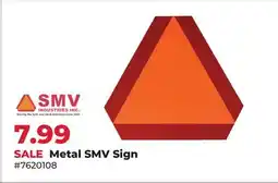 Runnings Metal SMV Sign offer
