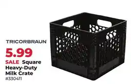 Runnings TRICORBRAUN Square Heavy-Duty Milk Crate offer