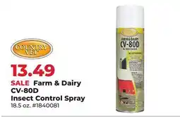 Runnings Farm & Dairy CV-80D Insect Control Spray offer