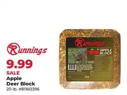 Runnings Apple Deer Block offer