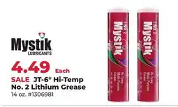 Runnings Mystik JT-6 Hi-Temp No. 2 Lithium Grease offer