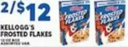 Associated Kellogg's frosted flakes offer