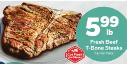 Save a Lot Fresh Beef T-Bone Steaks offer