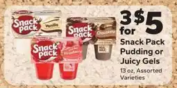 Save a Lot Snack Pack Pudding or Juicy Gels offer