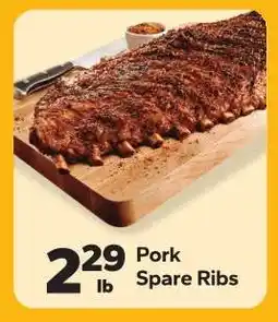 Save a Lot Pork Spare Ribs offer