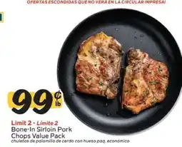 Winn Dixie Bone-In Sirloin Pork Chops Value Pack offer