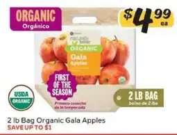 Winn Dixie 2 lb Bag Organic Gala Apples offer