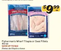 Winn Dixie Fisherman's Wharf Tilapia or Swai Fillets offer